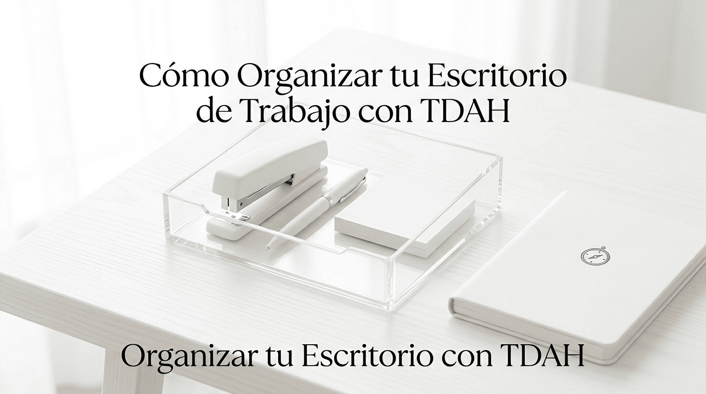 escritorio de trabajo tdah