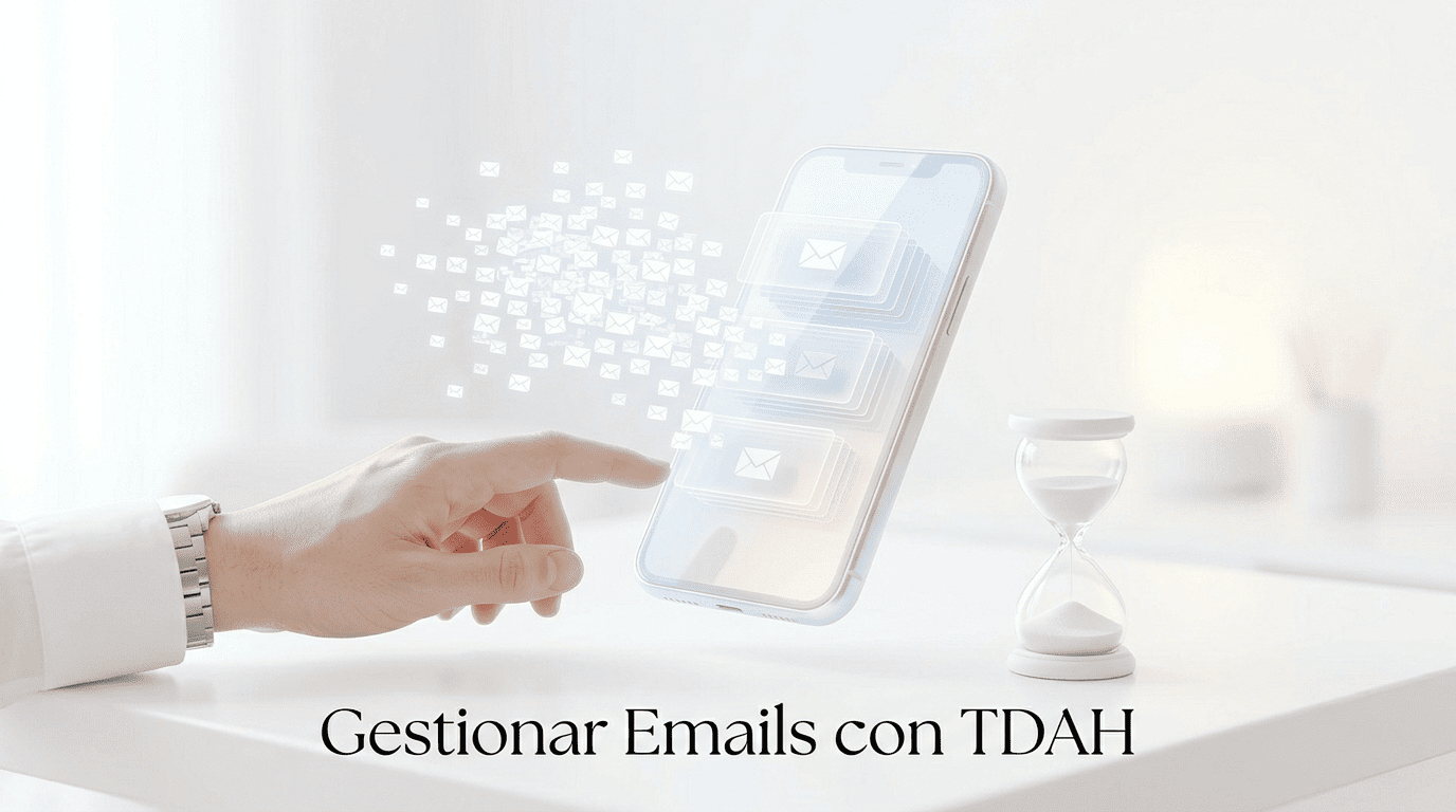 gestión emails tdah sistema organización bandeja entrada